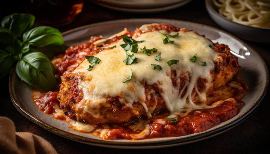 freshly-cooked-gourmet-lasagna-with-savory-bolognese-sauce-mozzarella-generated-by-ai